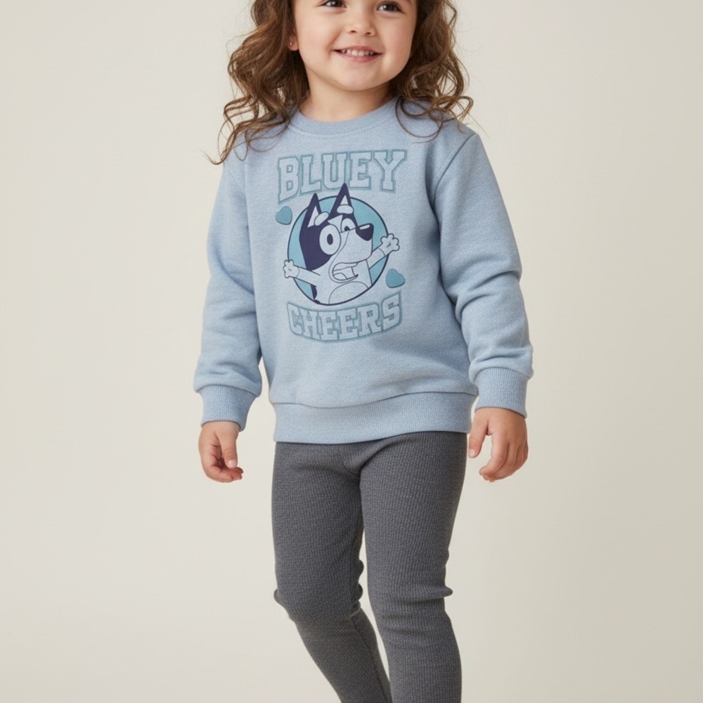 Bluey Toddler 2-Piece Outfit Set Sweatshirt & Leggings Size‎ 2T